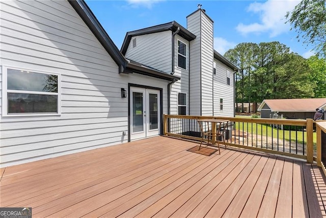 2979 Overwood Ln SW, Snellville, GA 30078 - deck featuring french doors