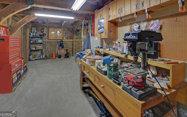 view of storage