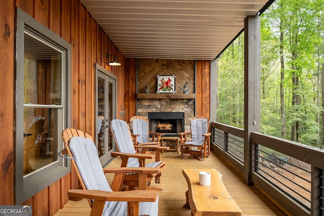 454 N Old Aska Rd, Blue Ridge, GA 30513 - view of sunroom / solarium
