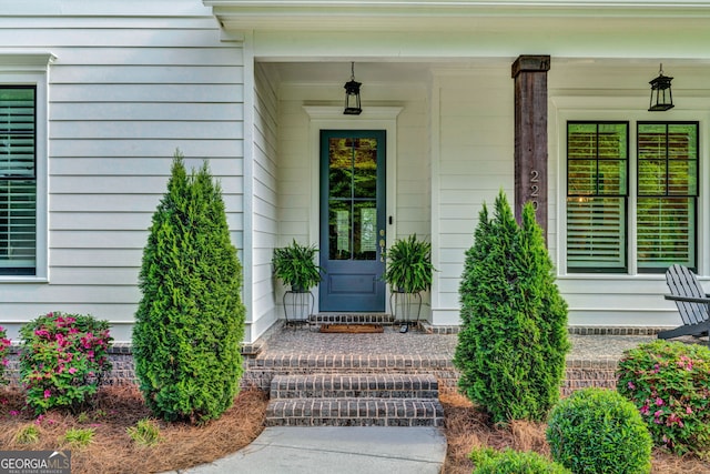 2201 Old Dallas Rd SW, Marietta, GA 30064 - doorway to property featuring a porch
