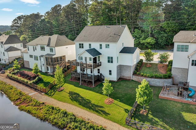 2201 Old Dallas Rd SW, Marietta, GA 30064 - birds eye view of property with a residential view