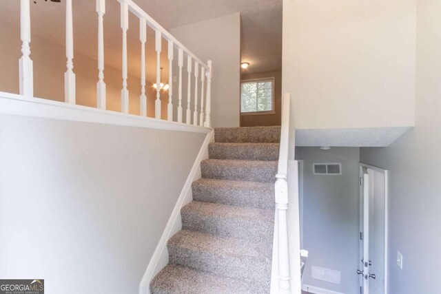 stairs with visible vents