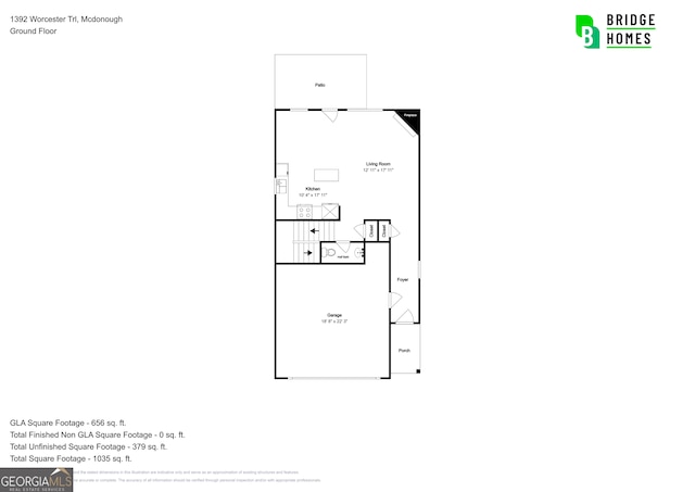 1392 Worcester Trl, Mcdonough, GA 30253 - property floor plan