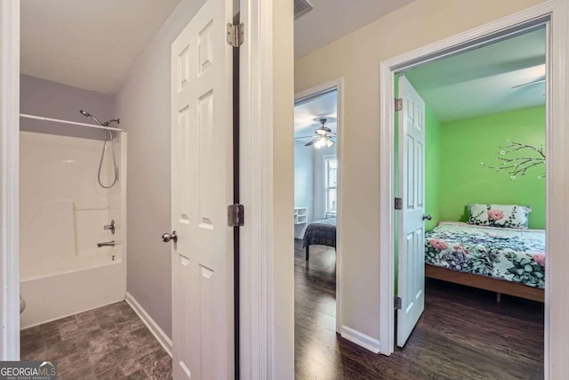 1963 Lakeshore Overlook Cir NW, Kennesaw, GA 30152 - interior space with baseboards, dark wood finished floors, and visible vents