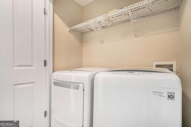 75 High Top Ln, Sandy Springs, GA 30328 - washroom featuring separate washer and dryer