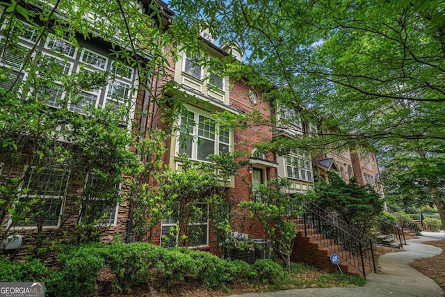 75 High Top Ln, Sandy Springs, GA 30328 - view of property exterior with brick siding