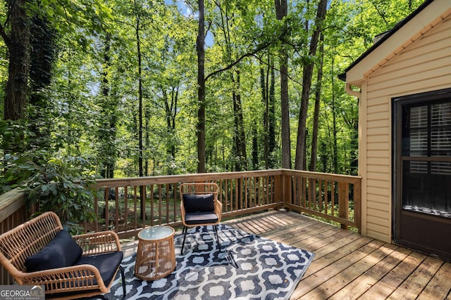 view of deck