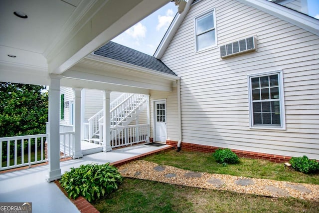 1745 Stripling Chapel Rd, Carrollton, GA 30116 - exterior space featuring roof with shingles and covered porch
