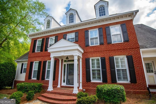 1745 Stripling Chapel Rd, Carrollton, GA 30116 - colonial home with roof with shingles and brick siding