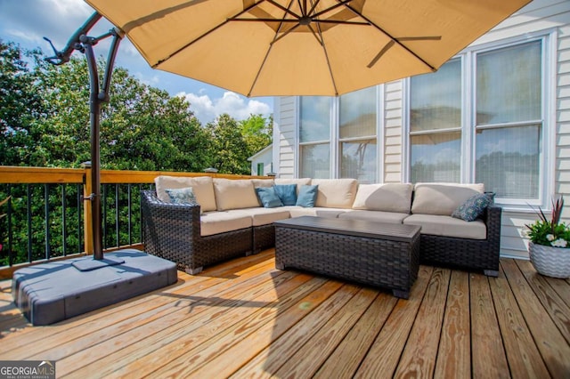 1745 Stripling Chapel Rd, Carrollton, GA 30116 - wooden terrace featuring hot tub deck surround and outdoor lounge area