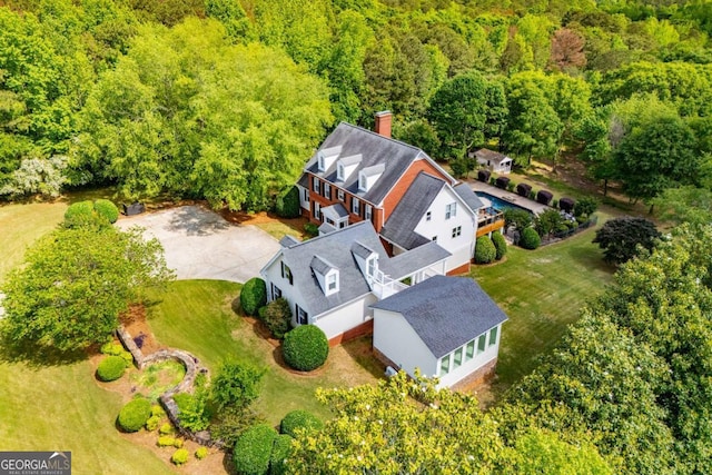1745 Stripling Chapel Rd, Carrollton, GA 30116 - drone / aerial view with a view of trees