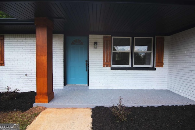 4074 Green Hawk Trl, Decatur, GA 30035 - property entrance featuring brick siding and a porch