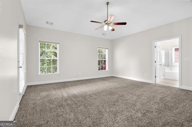 735 Scenic Creek Dr, Lawrenceville, GA 30046 - empty room featuring light colored carpet and ceiling fan