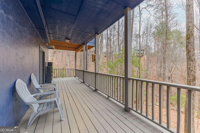 49 Baum Weg, Helen, GA 30545 - view of wooden deck