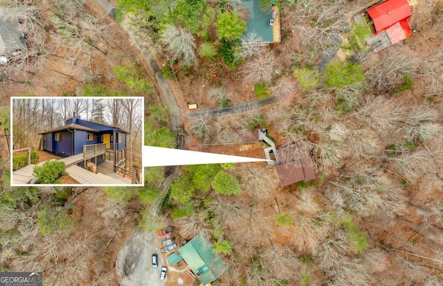 49 Baum Weg, Helen, GA 30545 - birds eye view of property