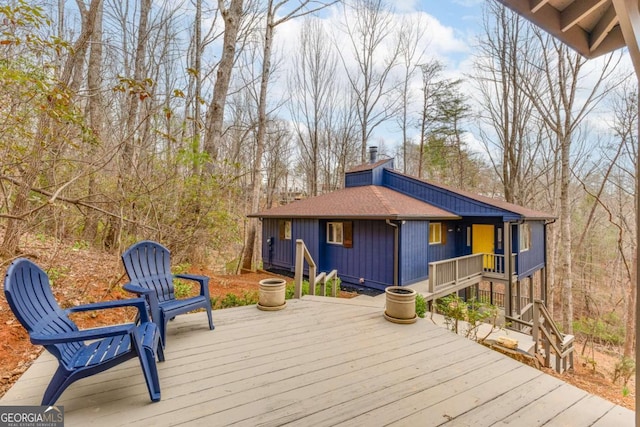 49 Baum Weg, Helen, GA 30545 - view of deck