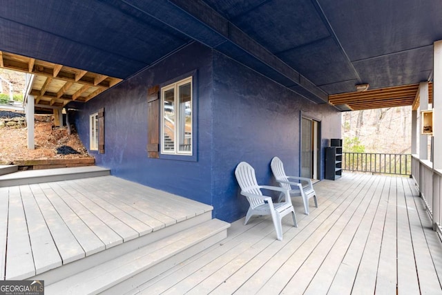 49 Baum Weg, Helen, GA 30545 - view of wooden deck