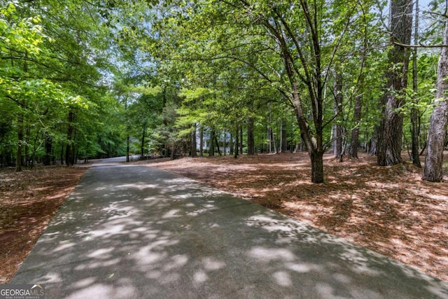 view of road