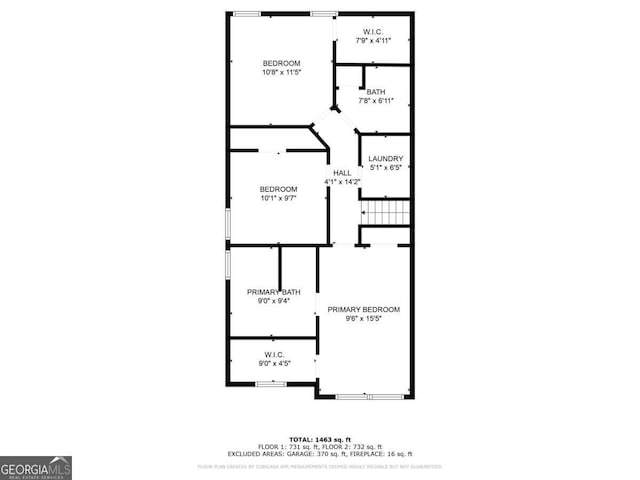 2319 Rambling Way, Lithonia, GA 30058 - view of floor plan / room layout