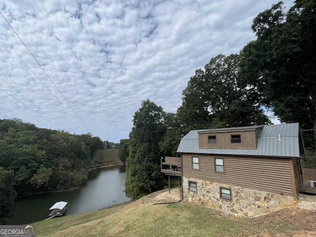 property view of water