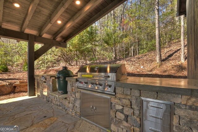 view of patio / terrace featuring area for grilling