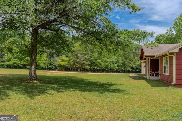 view of yard