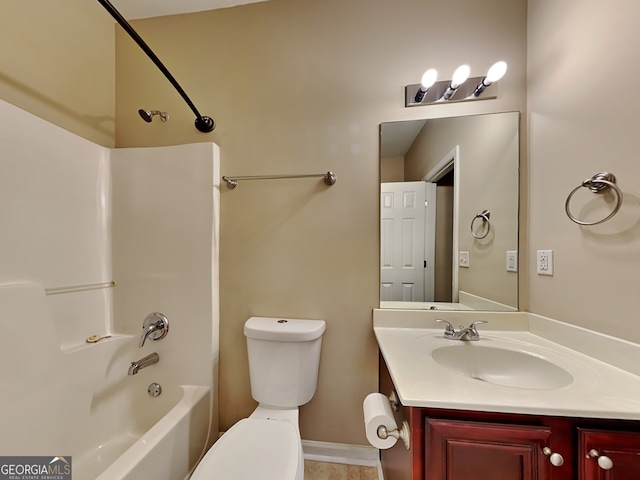 4140 Butternut Pl, South Fulton, GA 30349 - bathroom featuring vanity and tub / shower combination