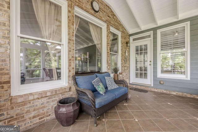 view of patio / terrace featuring covered porch