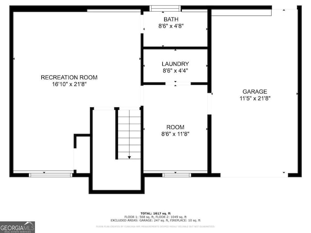 5723 Fieldstone Dr, Lithonia, GA 30038 - floor plan