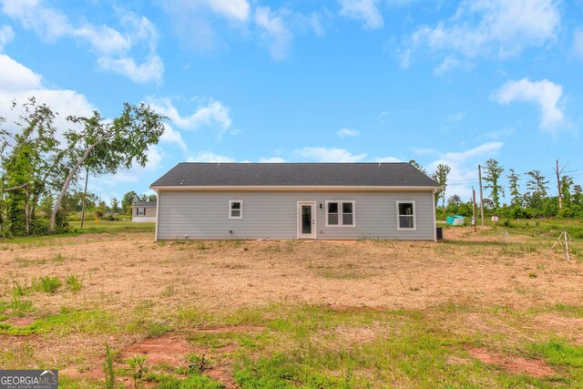 view of rear view of property