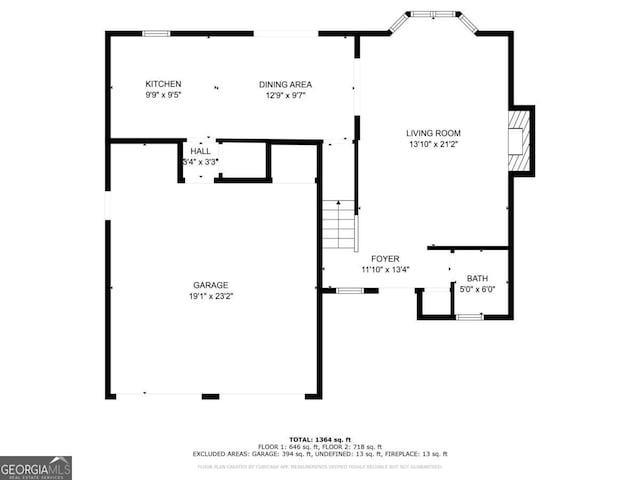 6351 Stablewood Way, Lithonia, GA 30058 - view of floor plan / room layout
