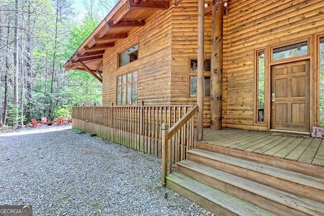view of entrance to property