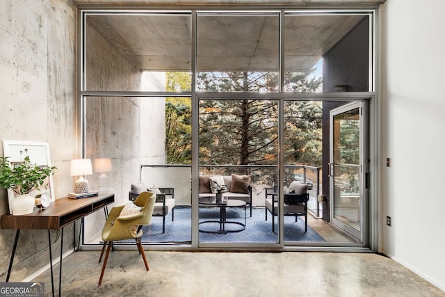 130 Arizona Ave NE Unit 104, Atlanta, GA 30307 - interior space featuring a wall of windows