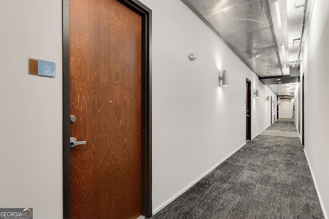 130 Arizona Ave NE Unit 104, Atlanta, GA 30307 - hall with carpet and baseboards