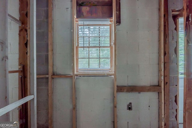 2465 Hogan Rd, Atlanta, GA 30344 - misc room featuring concrete block wall