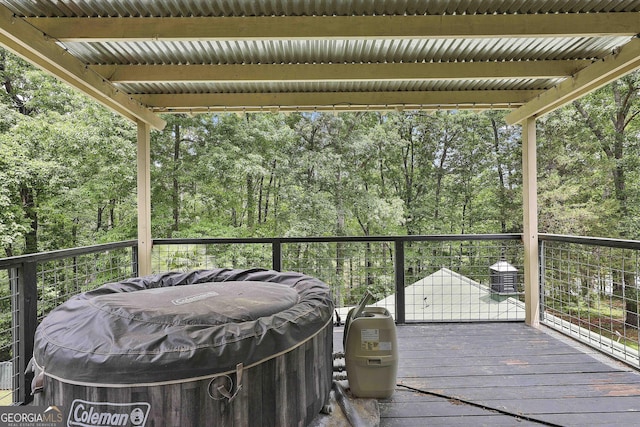 159 May Ln, Zebulon, GA 30295 - view of wooden deck