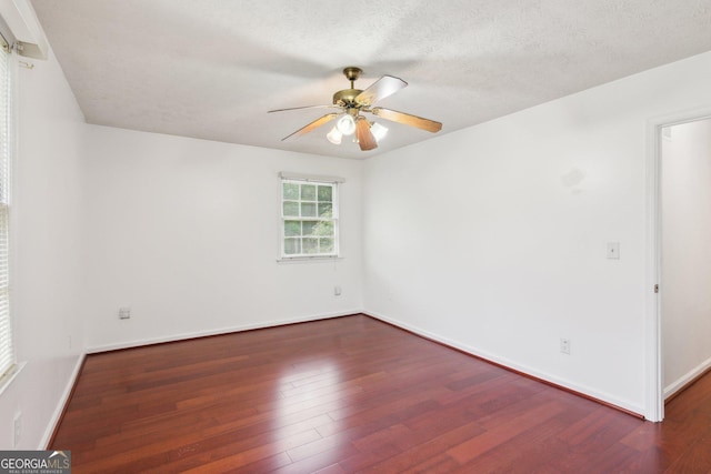 3240 Corktree Trl, Stonecrest, GA 30038 - empty room featuring baseboards, a ceiling fan, and wood finished floors