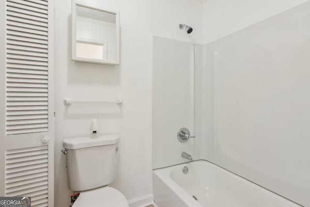 3240 Corktree Trl, Stonecrest, GA 30038 - full bathroom with baseboards, tub / shower combination, and toilet