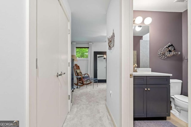 1346 Peter Haughton Way NW, Atlanta, GA 30318 - bathroom with vanity and toilet