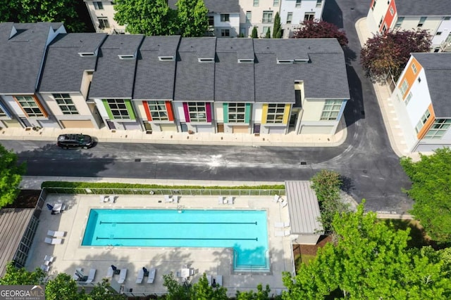 1346 Peter Haughton Way NW, Atlanta, GA 30318 - bird's eye view of a pool area