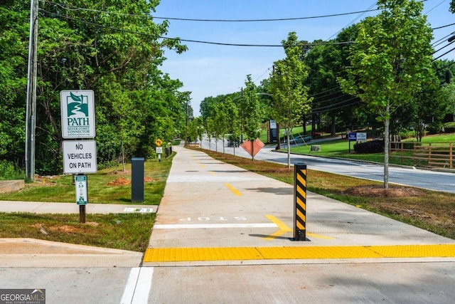 1346 Peter Haughton Way NW, Atlanta, GA 30318 - view of street featuring traffic signs