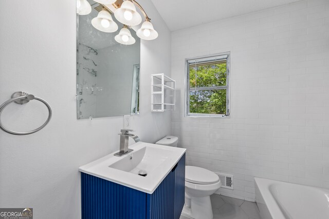 full bathroom featuring marble look tile flooring, toilet, and a textured ceiling