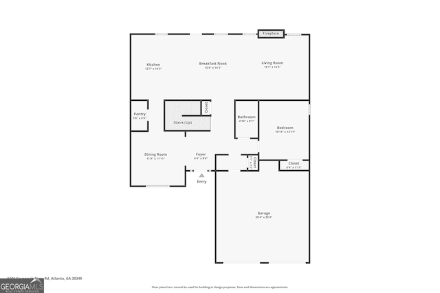 5601 Savannah River Rd, Atlanta, GA 30349 - floor plan