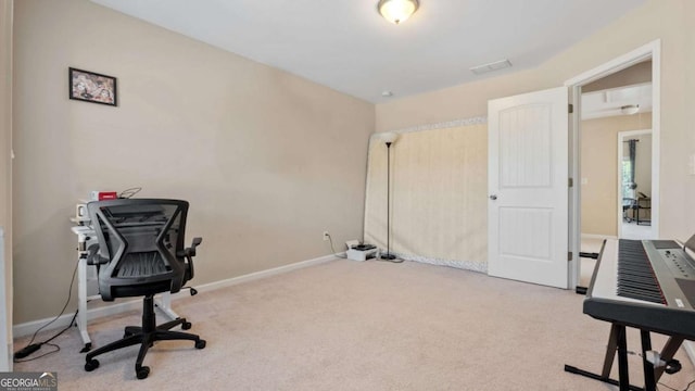 1155 Hampton Oaks Dr, Alpharetta, GA 30004 - carpeted home office with baseboards