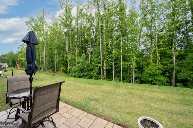 109 Aspen Way, Dallas, GA 30157 - view of yard with a patio