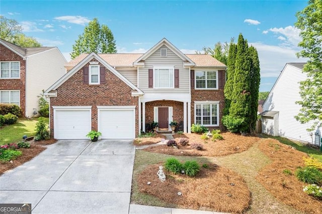 238 Diamond Valley Pass, Canton, GA 30114 - traditional-style home with driveway and brick siding