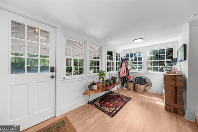 45 Michelle Cir NE, Atlanta, GA 30342 - sunroom / solarium featuring wood finished floors and baseboards