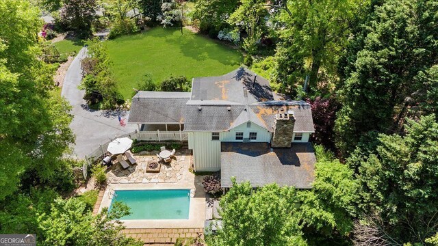 45 Michelle Cir NE, Atlanta, GA 30342 - view of subject property with a pool area