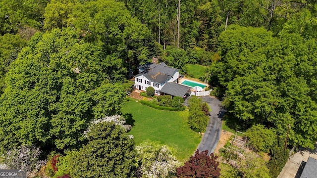 45 Michelle Cir NE, Atlanta, GA 30342 - view from above of property with a forest