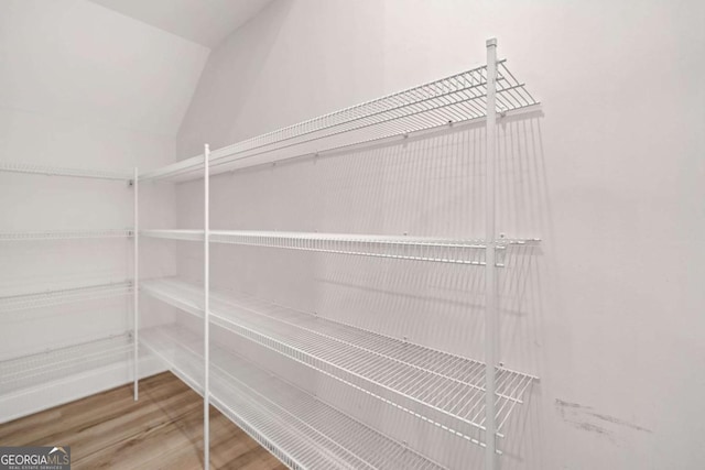 view of storage area